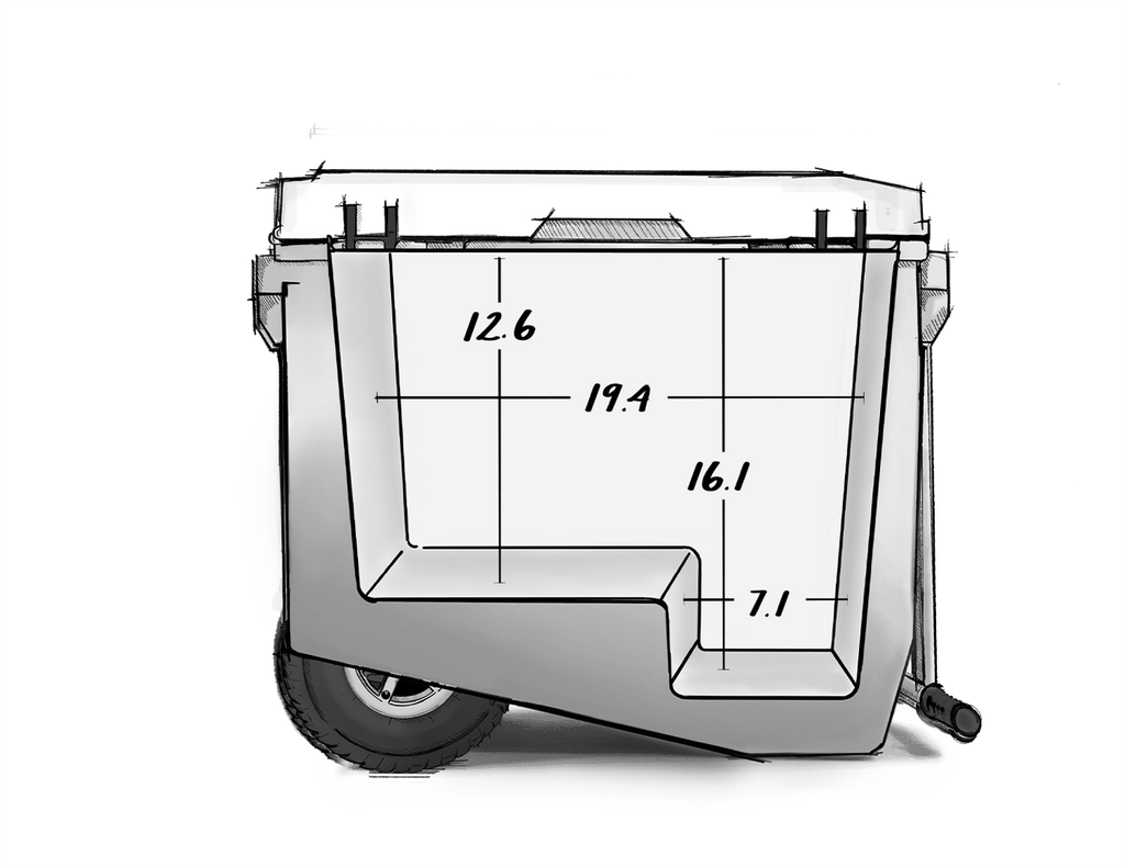Internal dimensions of the RollR 80